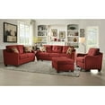 thumbnail image 2 of ACME Cleavon II Sofa w/2 Pillows - - Red Linen, 2 of 2