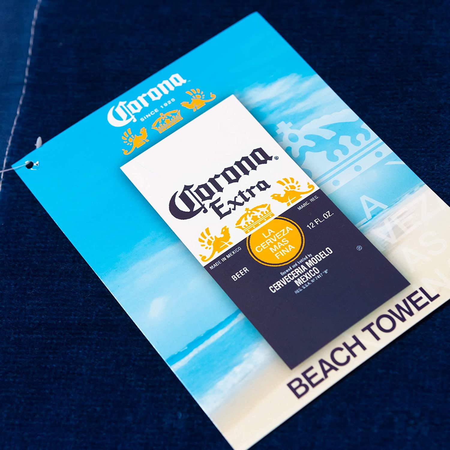 Corona Extra Logo Beer 30x60 inches Licensed Beach Towel