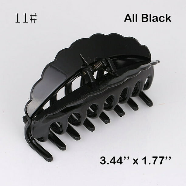 612 Pack Women Plastic Hair Claws Hair Clips Jumbo Various Styles