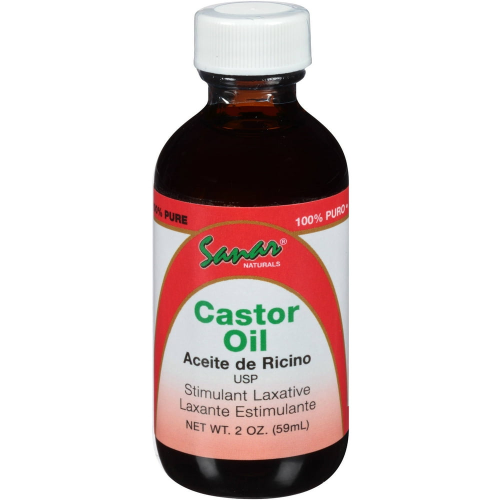 Sanar Naturals Castor Oil Stimulant Laxative, 2 oz