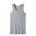 thumbnail image 6 of Taqqpue 3 PC Men's Shirt Tanks Casual Solid Color Cotton Tank Tops Moisture-Wicking Sleeveless Undershirts Tank Shirt for Men, 6 of 6