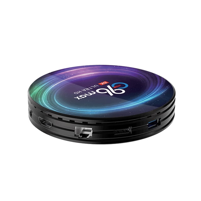 Seitruly Decodificador de TV WiFi 8K 4K, reproductor multimedia de red compatible con inalámbrico de velocidad rápida para Hotel, dispositivo Sistemas de cine en casa 4+32GB enchufe del Reino Unido