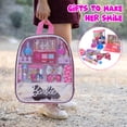 thumbnail image 3 of Barbie Kids Makeup Beauty Backpack with Nail Polish, Lip Balm, Hair Clips & More, For Ages 3+, 3 of 13