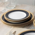thumbnail image 7 of Noritake Odessa Cobalt Gold Set of 4 Dinner Plates, 7 of 7