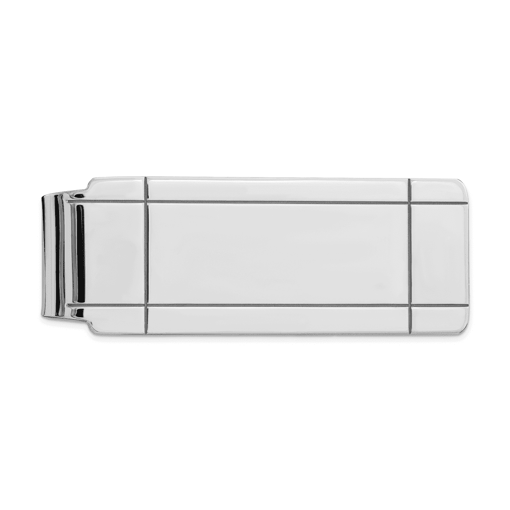 IceCarats 925 Sterling Silver Money Clip For Dad Mens For Him