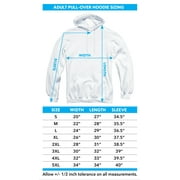 TMNT Teenage Mutant Ninja Turtles, Casey Marie Jones Leaping Adult Pull-Over Hoodie