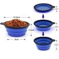 thumbnail image 4 of 2 Piezas de Cuenco Portátil para Perros Cuenco Plegable para Perros, Cuencos de Viaje para Perros y Gatos Cuencos 350ml, Azul y Rojo, 4 of 5