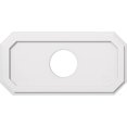 thumbnail image 2 of Ekena Millwork CMP32X16ED-07000 7 in. ID x 11 in. Rectangle Emerald Architectural Grade PVC Contemporary Ceiling Medallion, 2 of 3