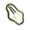 Green, variant on Hair Clips for Women, Green Wavy Hollow Metal Snap Hair Barrette, No Crease Non-Slip Side Hair Clip, Lightweight Wave Shape Hair Pin for Daily Styling Accessory