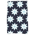 thumbnail image 2 of Simply Daisy 16" x 25" Christmas Stars 1 Geometric Print Hand Towel, 2 of 2