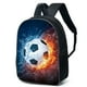 thumbnail image 2 of Mochila de fútbol americano de 16 pulgadas, mochila escolar de moda para niños, mochila escolar con patrón de fútbol, ​​bolsas para libros para viajar, 2 of 5