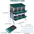 thumbnail image 3 of OUYAWEI 6 Compartments Chicken Nesting Box,Nesting Boxes for Chickens,,Galvanized Steel Roll Away Nesting Box for Laying Eggs,Cleanable Pull Out Chicken Coop Nesting Boxes Fit for Different Breeds, 3 of 7