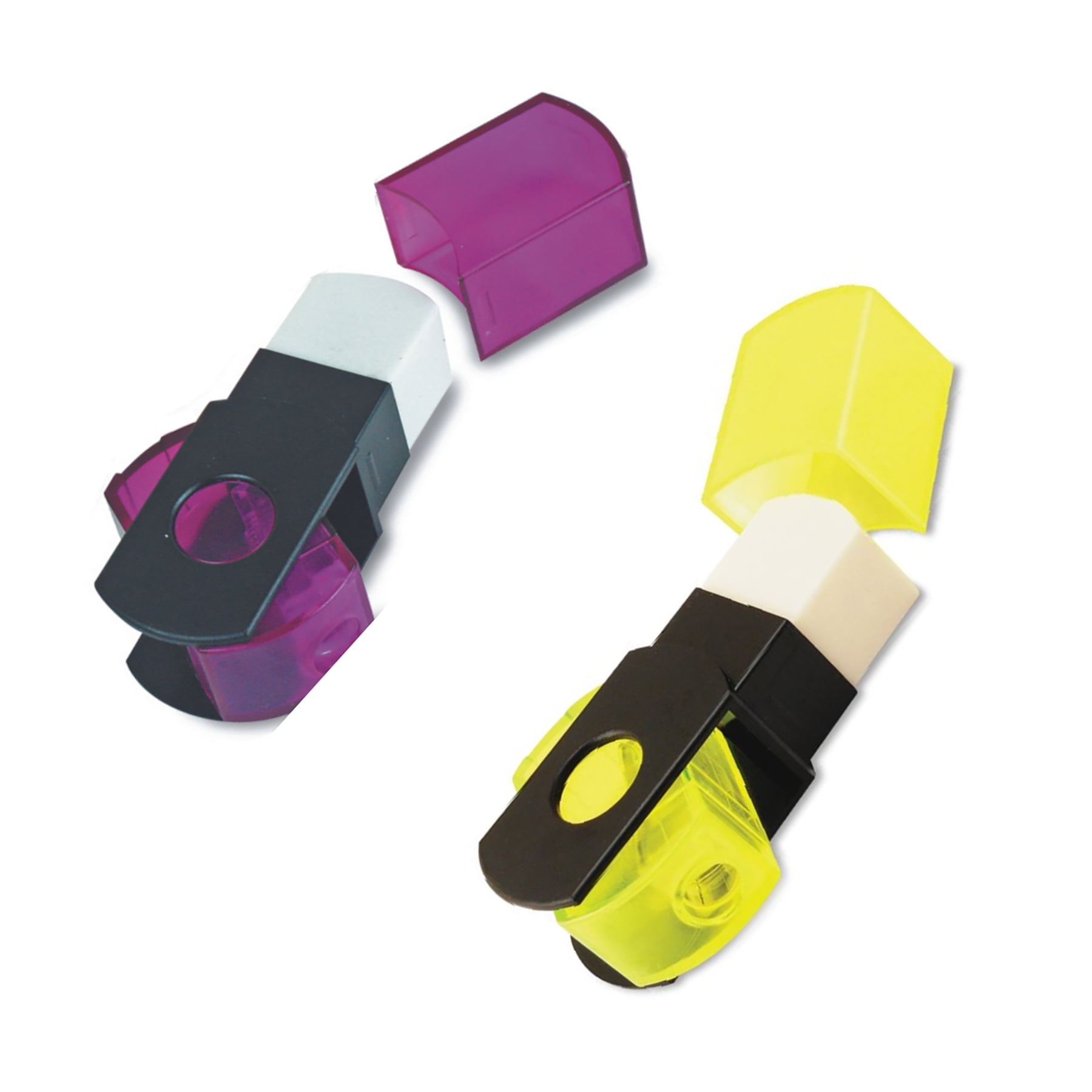 Eisen 2' N 1 Sharpener with Flip to Eraser, Pack of 10