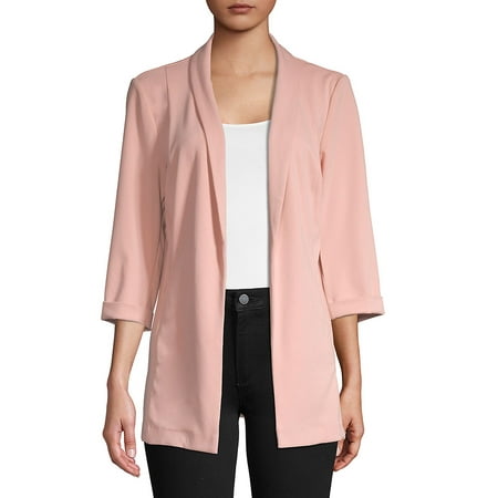Calvin Klein Black Blazer - Sonja Open Front Blazer