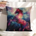 thumbnail image 6 of unicorn galaxylinen throw pillowcase decoration pillowcase gifting preferred 20x20 inch cushion cover 4 sets sofa pillowcase sofa bedroom living room car, 6 of 8