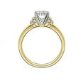 thumbnail image 2 of 0.65 Carat Excellent Oval Cut Real Diamond New Design Solitaire Ring for Wedding Solid 18K Yellow Gold Size 11, 2 of 6