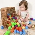 thumbnail image 3 of Joyfy 300 Pcs Easter Eggs, 2.3" Plastic Easter Eggs with 6 Pcs Golden Eggs Bulk, Empty Fillable for Easter Hunt Party Favor Basket Stuffers Filler Classroom Prize Supplies Decor, 3 of 9