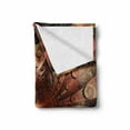 thumbnail image 2 of Fractal Soft Flannel Fleece Blanket, Gothic Medieval Heraldic Ornamental Background Middle Age Knight Aged Artwork Print, Cozy Plush for Indoor and Outdoor Use, 50" x 60", Multicolor, by Ambesonne, 2 of 6