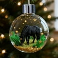 thumbnail image 4 of Horse Christmas Ornaments Collection Clear Acrylic Equestrian Theme Baubles with Glitter for Tree Decor Gift for Horse Lovers(D), 4 of 5