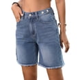 thumbnail image 3 of Women'S Jorts Baggy High Waisted Jean Shorts Ripped Denim Bermuda Shorts Y2K Shorts XXL, 3 of 8