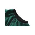 thumbnail image 6 of Unique Bargains Men's Sleeveless Zip Up Drawstring Hooded Vest 40 Green, 6 of 7