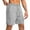 Gray, variant on Tdoqot Men's Workout Shorts- Casual Elastic Waist Quick-Dry Summer Gym Running Shorts Khaki Size XL