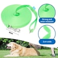 thumbnail image 5 of Long Dog Leash with Recall Clickers for Small, Medium and Large Dogs or Cats Training, Walking, Camping (15 Feet, Springgreen), 5 of 7