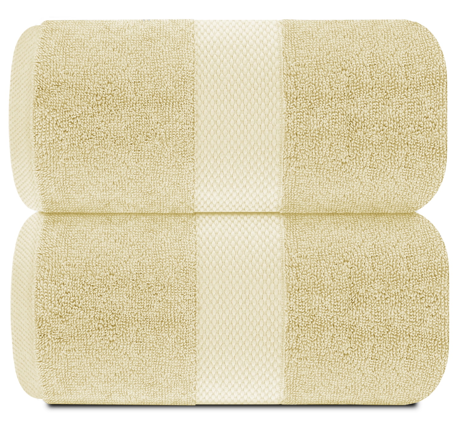  White Classic Luxury Soft Beige Bath Sheet Towels - 650 GSM  Cotton Luxury Bath Towels Extra Large 35x70, Highly Absorbent and Quick  Dry
