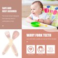 thumbnail image 2 of 1 Set Baby Fork and Spoon Sets Eating Cutlery Kits Baby Feeding Utensils, 2 of 9