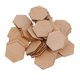 thumbnail image 2 of 11 Tamaños de Astillas de Astillas de Accesorios Hexagonales Decoración de Bricolaje Decoración de La Habitación Fabricación de Tarjetas 50pcs 40mm Gloria Piezas de madera, 2 of 9