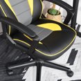 thumbnail image 3 of Silla Gamer FURNITURER Silla de Oficina TERRELL Amarillo Gaming, 3 of 5