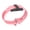 Pink, variant on Breathable Silicone Watch Strap Flexible Sport Wristband For Health Activity Trackers Lightweight Skin Friendly