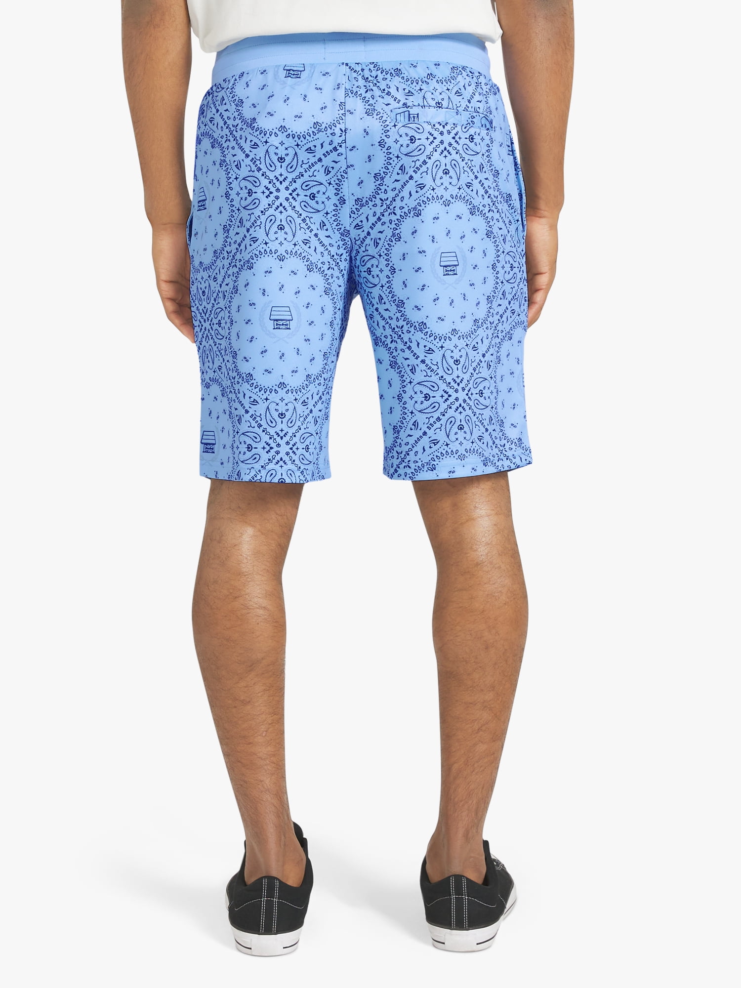 Dogg Supply by Snoop Dogg Big Men's Bandana Print Mesh Shorts, Sizes 4XL - 5XL