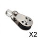 thumbnail image 1 of 5x polea giratoria, accesorios, polea fija de una sola rueda para elevación de Kayak 2 piezas, 1 of 8