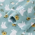 thumbnail image 3 of WIBACKER 1-10 Year Girls' 2-Piece Pajamas Set Long Sleeve Sleepwear Pjs 100% Cotton For Kids and Toddler Girls - Rabbit, 3 of 9