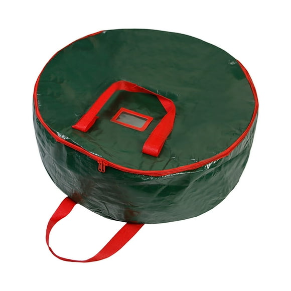 EGNMCR Closet Organizers and Storage, Storage Trunks & Bag 75CM Round Single-layer Cover Storage Bag Christmas Wreath Storage Bag the Storage