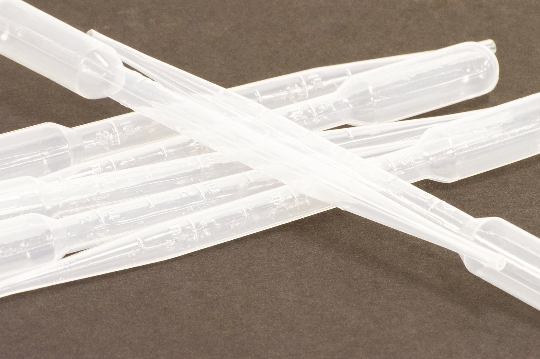 500 Pack 3mL Transfer Pipettes with 0.5mL Graduation Intervals, Polyethylene Plastic