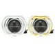 thumbnail image 3 of Lente de proyector Bi LED de 3 pulgadas con cubiertas de ojos de ángel Lentes de proyector de faros delanteros de 9 a 24 V para H1 H4 H7 HB3 HB4 D1 Ojos de ángel amarillos blancos, 3 of 14