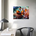 thumbnail image 4 of Orinice Clown Fish Anemone Fine Art Aesthetic Poster & Print Wall Painting for Classroom Kitchen Office Farmhouse Bathroom Room Decor Pictures Wall Art Canvas Living Room Bedroom Home Office Wall, 4 of 6
