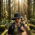 thumbnail image 5 of Solaris Sun Hat for Women and Men, Wide Brim Summer Outdoor Bucket Boonie Hat for Hiking, Safari and Gardening, Gray, 5 of 5