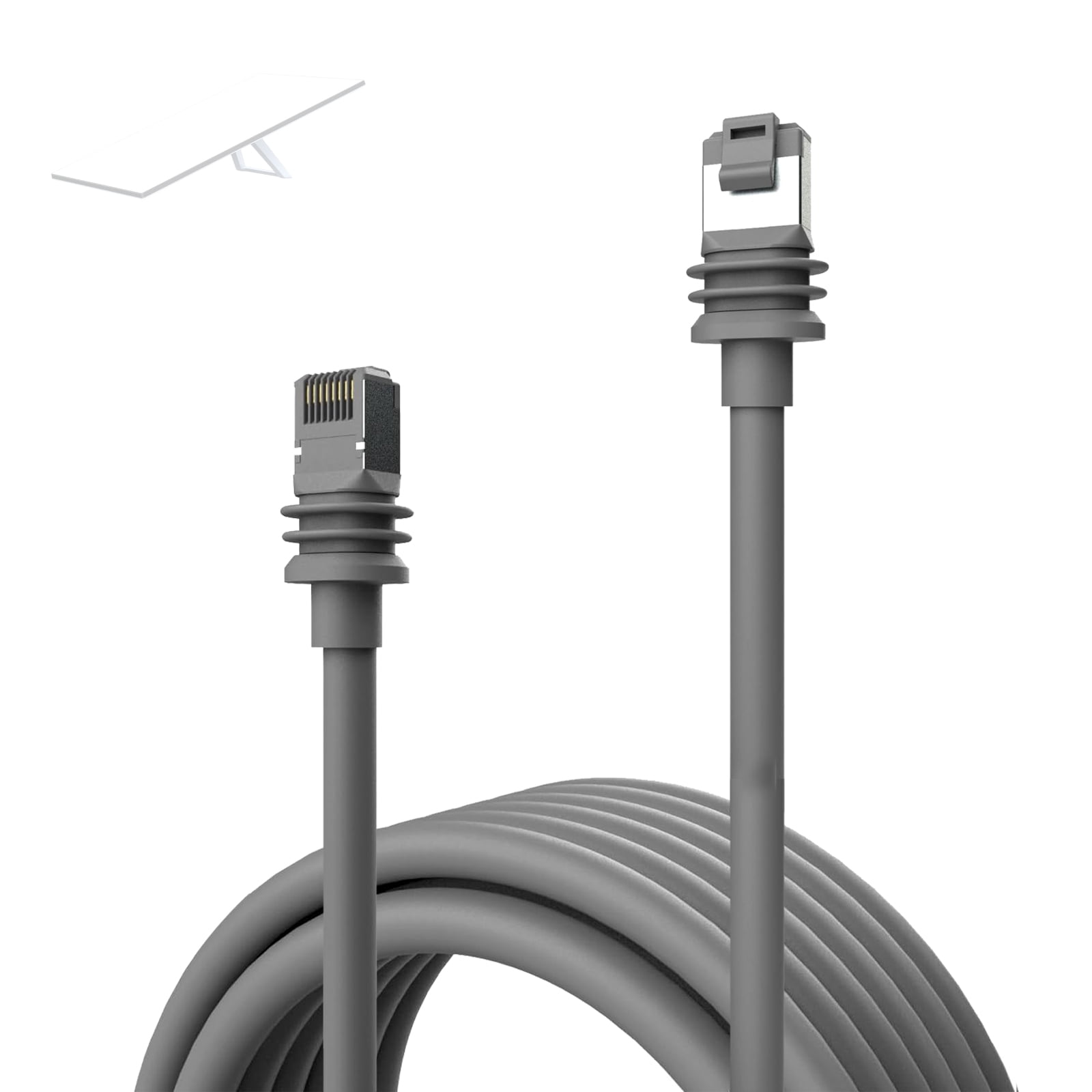 Diranditric SPX30FTV3 Outdoor 30' Gold Plated RJ45 to RJ45 CAT6 Ethernet Cable