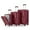 Wine Red, variant on Bailu Luggage Set 3-Piece (20/24/28), Expandable Carry-On Luggage with TSA Lock Airline Approval, 100% PC Hard Shell Lightweight Luggage with Front Pocket and Spinner Wheels (Wine Red)