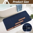 thumbnail image 6 of Bath Rugs for Bathroom Extra Thick- Anti-Slip Bath Mats Soft Plush Yarn Shaggy 100% Strong Mirco Polyeste Mat Living Room Bedroom Mat Floor Water Absorbent(Navy,24x36 - Inches), 6 of 7
