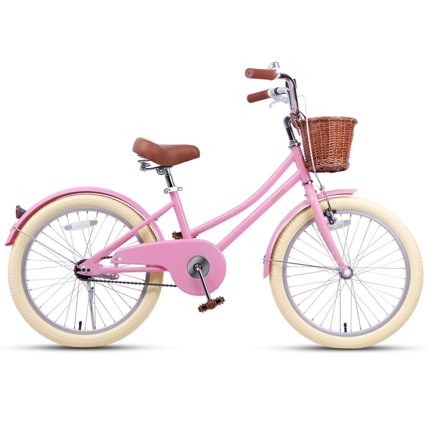 Glengo 20 inch Kids Girls Bike for 7-13 Years Old Little Child,gifts,Pink