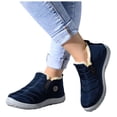 thumbnail image 5 of YLYL Winter Snow Boots for Women Warm Fur Lined Anti-slip Waterproof Comfortable Slip on Outdoor Short Boots, 5 of 7