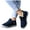 Blue, variant on Waterproof Snow Boots for Women Stretch Slip on Winter Booties Lightweight Stitching Plush Lined Ankle Boots
