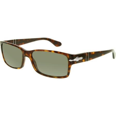 Persol Men's Polarized PO2803S-24/58-58 Tortoiseshell Rectangle Sunglasses