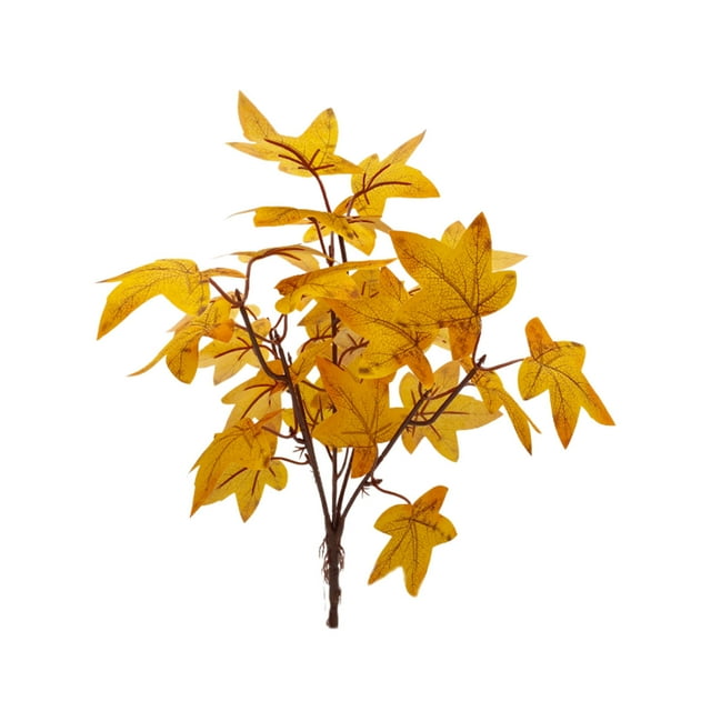Fall Decorations for Home Home Decoration Autumn Decoration Artificial Silk Maple Leaf Tree Branch Autumn Stem Artificial Maple Leaf Wedding Bouquet Tablefall Home Decor