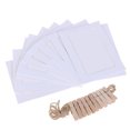 thumbnail image 4 of 10PCS 5'' Paper Photo Frame Decorative Paper Picture Frame Wall Hanging Decor With 10 Clips Twine, 4 of 4