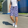 thumbnail image 4 of Fotbe Daisies Flowers Pajama Shorts for Men, Men's Pajama Bottoms, Sleepwear,Short Pajama Pants-X-Large, 4 of 9